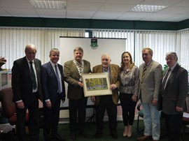 Presentation to Cllr Doran on his retirement 2019